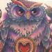 Tattoos - Nocturnal love owl - 69220